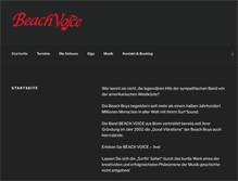 Tablet Screenshot of beachvoice.de